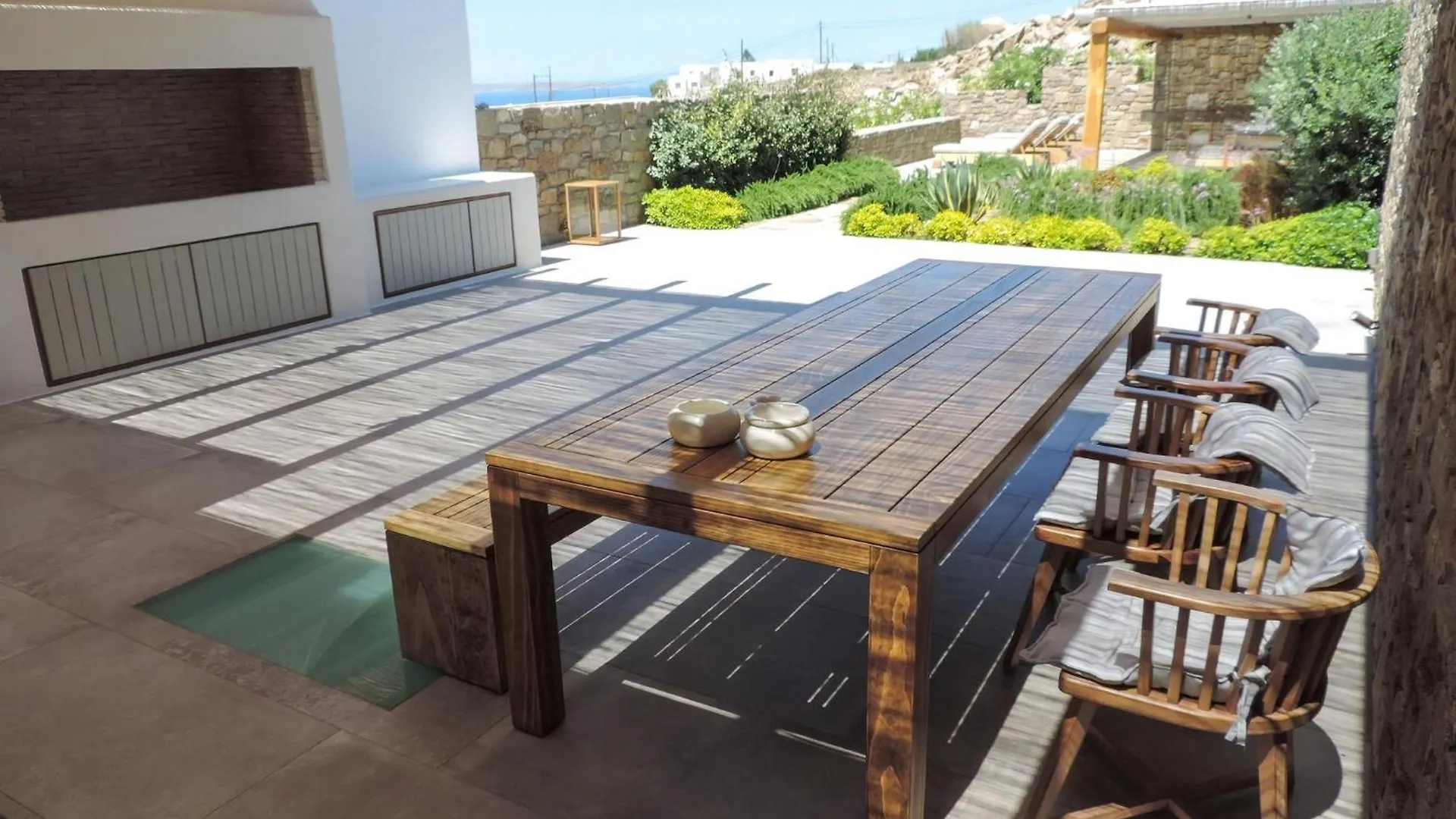 Luxury Mykonos Villa Stunning Seaviews 4 Bedrooms Jacuzzi Agia Sofia Villa Tourlos